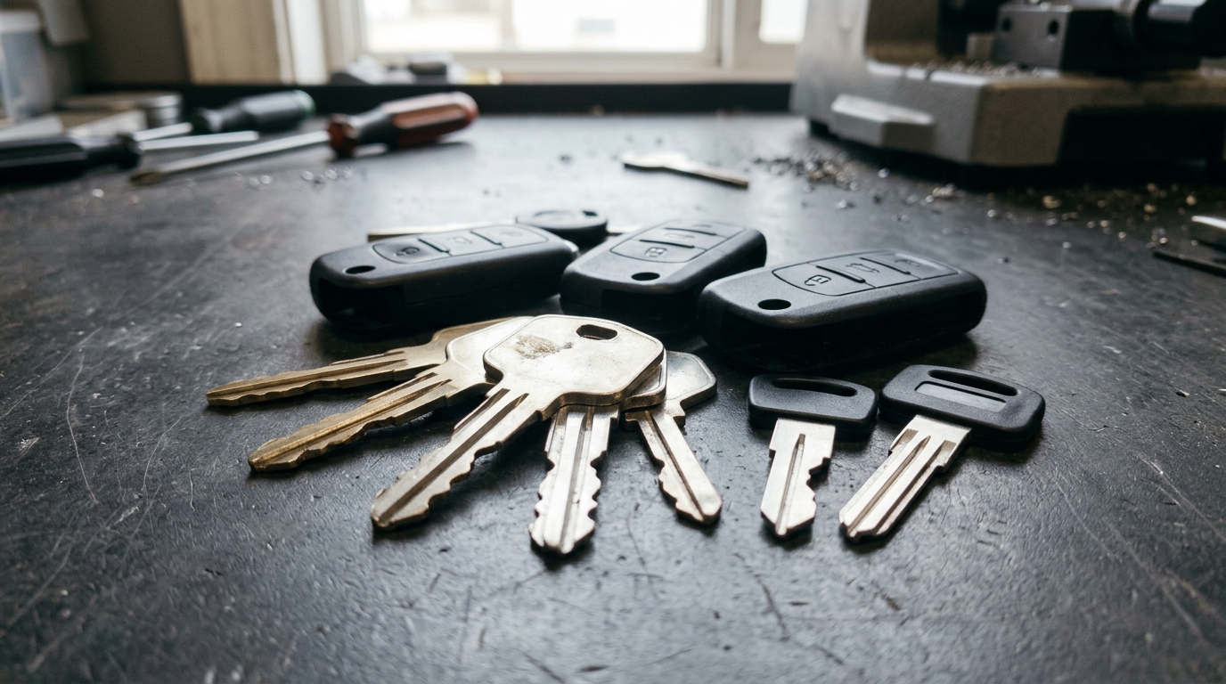 laser cut car keys visual guide for Denver drivers